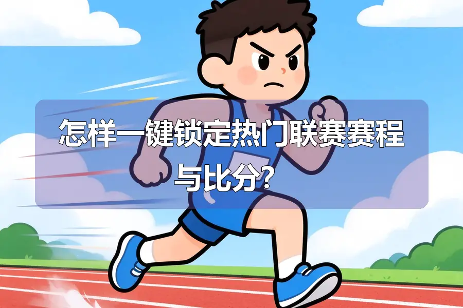 怎样一键锁定热门联赛赛程与比分？